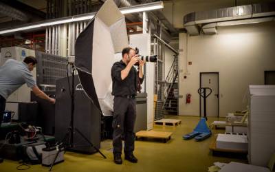 Fotoshooting bei den Spezialisten für Druckveredelung!