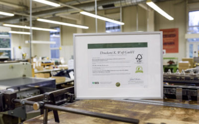 Umweltbewusst drucken mit FSC®-Zertifizierung